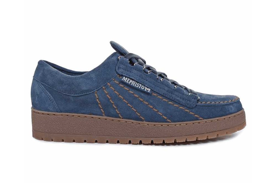 Men Mephisto | Rainbow Suede Lace Up