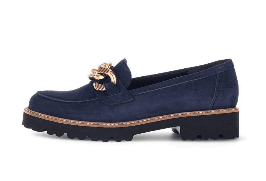 Women Gabor | Squeeze Chain Loafer