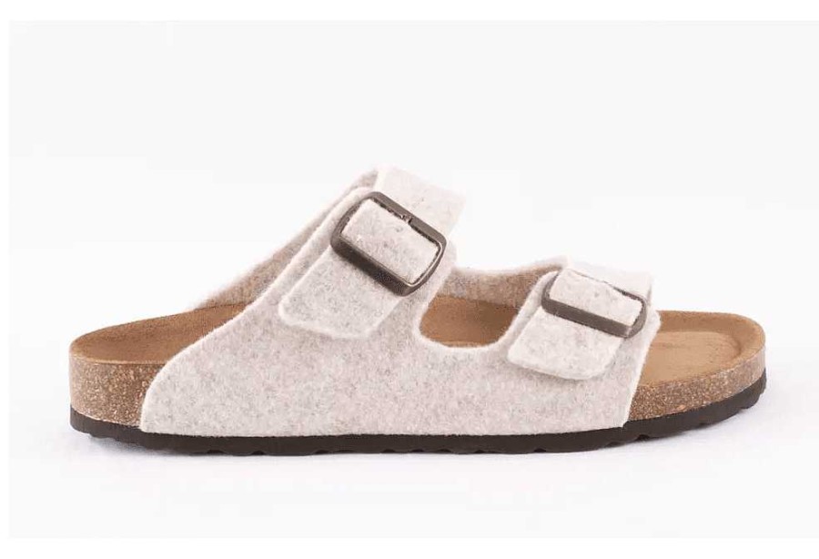 Women Shepherd | Cassandra Wool Double Strap Sandal