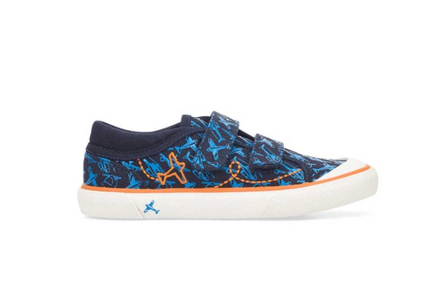 Boys Start- Rite | Zoom Canvas Riptape Shoe