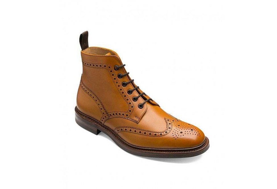 Men Loake | Burford Brogue Lace Up Boots