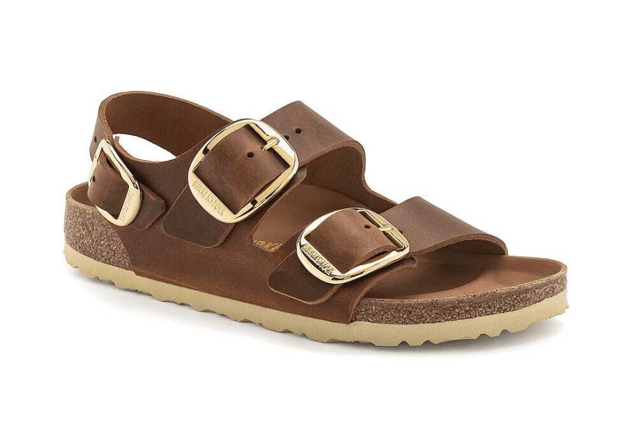 Women Birkenstock | Milano Big Buckle Sandal