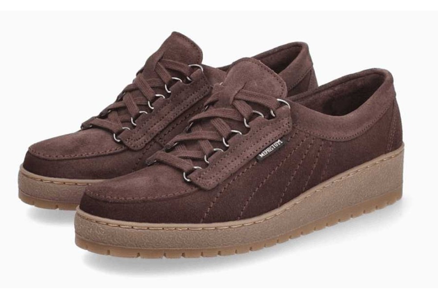 Women Mephisto | Lady Suede Lace Up