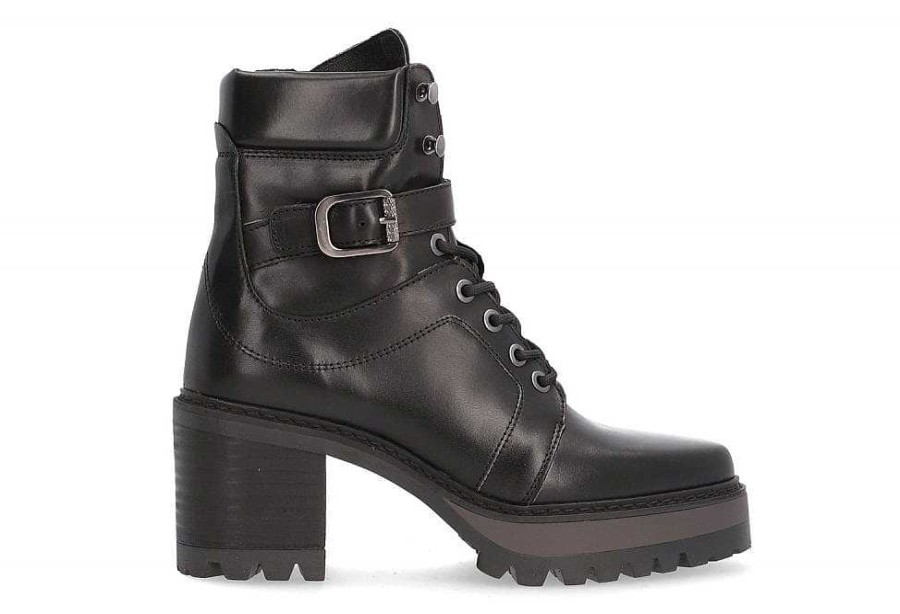 Women Alpe | Becky Heeled Biker Boot