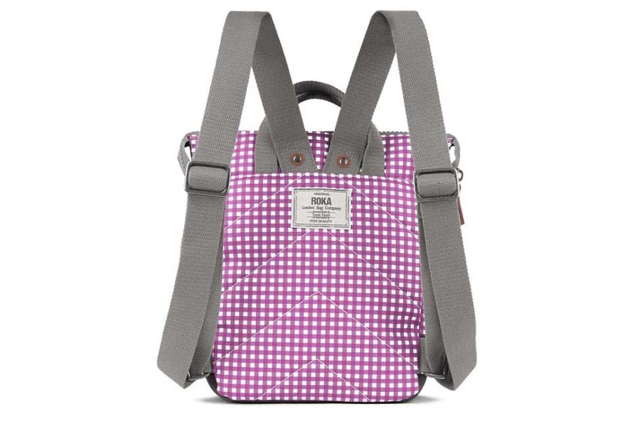 Accessories Roka | Bantry B Gingham Small Backpack