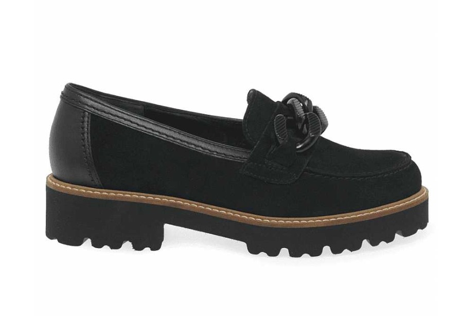 Women Gabor | Squeeze Chain Loafer