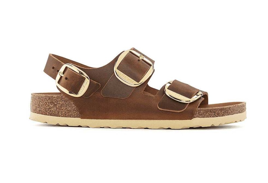 Women Birkenstock | Milano Big Buckle Sandal