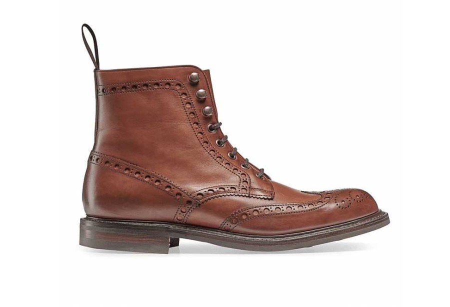 Men Cheaney & Sons | Tweed Derby Brogue Boot