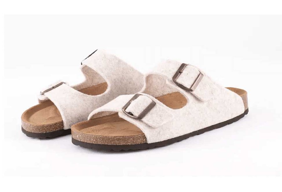 Women Shepherd | Cassandra Wool Double Strap Sandal