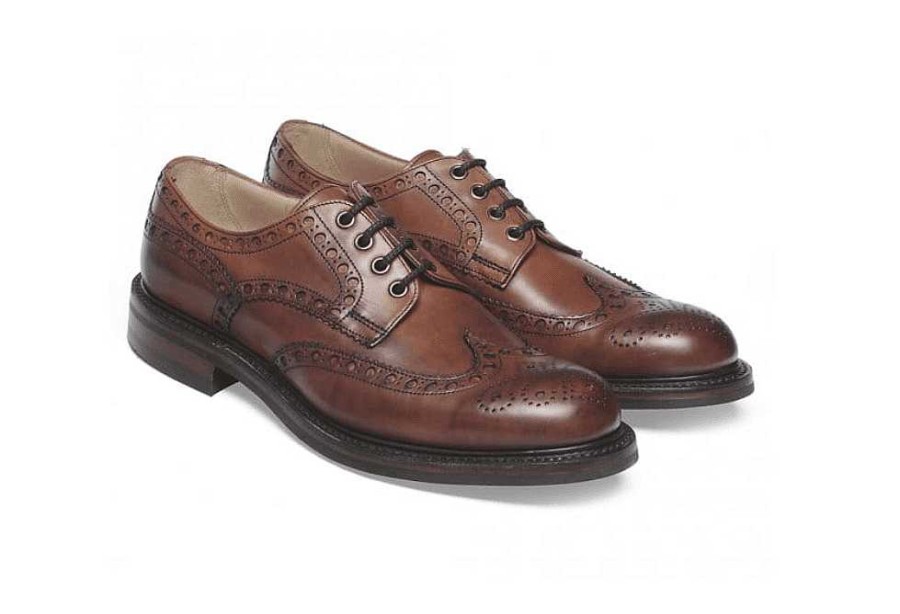 Men Cheaney & Sons | Avon Wingcap Derby Brogue