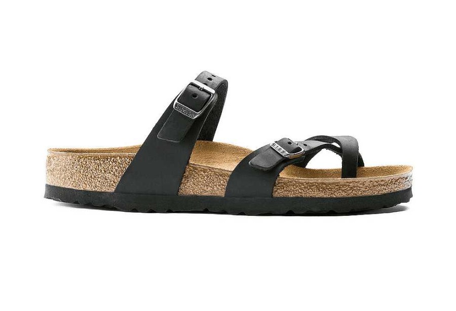 Women Birkenstock | Mayari Oiled Leather Strap Sandal