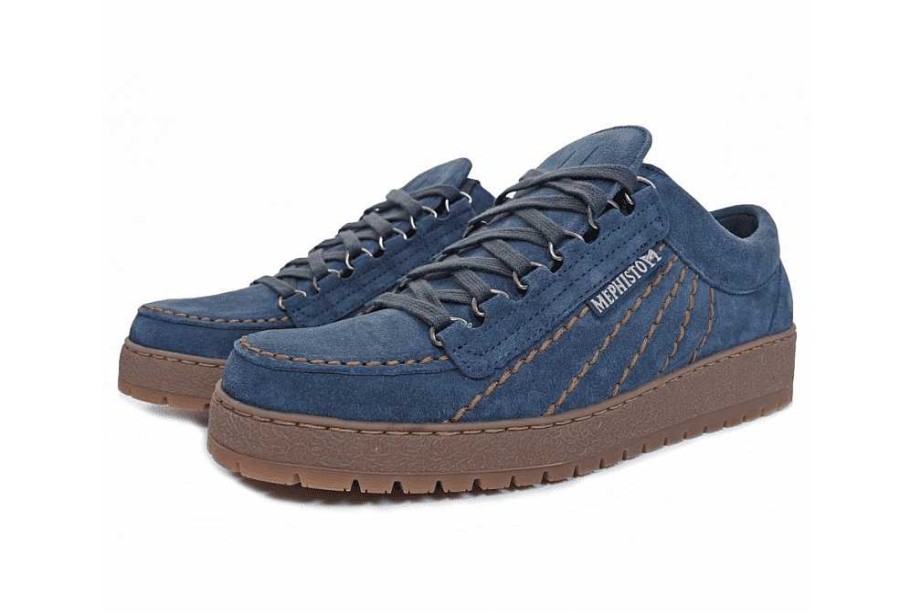 Men Mephisto | Rainbow Suede Lace Up