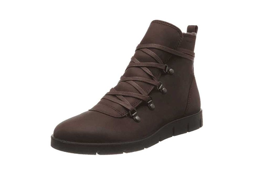 Women Ecco | Lace Up Walking Boot