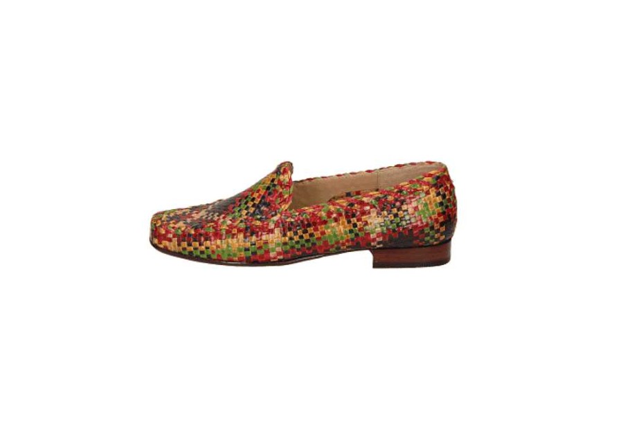 Women Sioux | Cordera Braided Leather Loafer